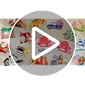 Interchangeable Welcome Sign with Seasonal Patterns - White Wooden Front Door Decor