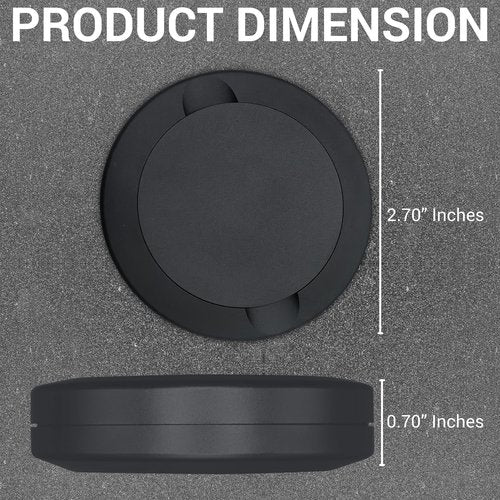 Matte Black Metal Zyn Pouch Container – Dual Compartment Storage Tin with Secure Lid