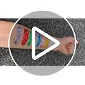 Pink Body Glitter Stick - Sparkling Face & Hair Makeup for Festivals & Parties