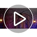 Floating Giant Spider Halloween Decoration with Glowing Eyes & Sound - 48 Inch Haunted House Prop