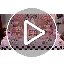 Pink Halloween Party Supplies Set - Ghouls Just Wanna Have Fun with Retro Disco Ghouls Variation