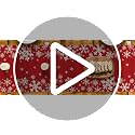 Snowflake Winter Table Runner 13x72 Inch Home Decor - Red Variation