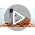 Black Faux Hanging Gothic Plants for Halloween Decorations - Variation of THIS listing