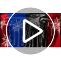 Red Black Blue Foil Fringe Table Skirt - 28.5 x 432 Inch Party Decorations, 4 PCS