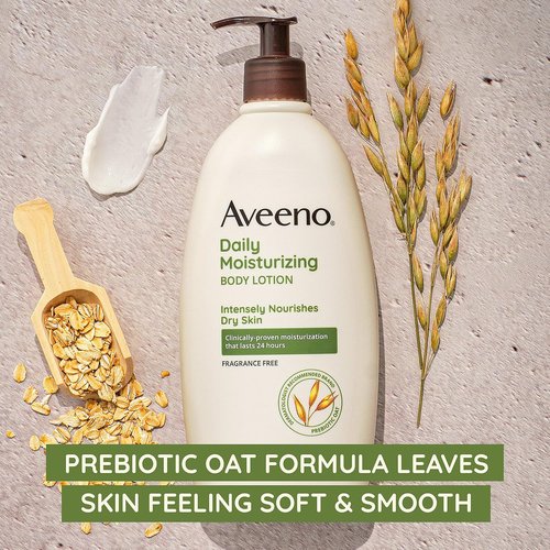 Aveeno Active Naturals Daily Moisturizing Lotion - Hydrating 18-Ounce Pump (Pack of 2)