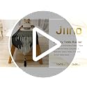 Black 13x98 Inch Abstract Geometric Table Runner with Tassels and Gold Rings - Modern Decor