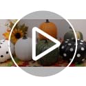 Orange Foam Pumpkin Decor 6.7 Inch Fake Pumpkin for Fall Halloween Thanksgiving