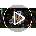 6 Ft Halloween Inflatable Ghost with Pumpkin and LED Lights Outdoor Yard Decor