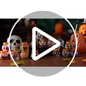 Hsei 40 Pack Pumpkin Shaped Plastic Sand Art Bottles with Lids & Funnels - Halloween & Fall Decorations