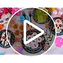 Day of the Dead Disposable Tableware Set - Mexican Sugar Skull Pattern for Fiesta & Celebrations - Serves 24