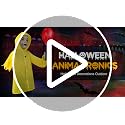 4 Ft Life Size Halloween Animatronics Prop with Sound & Touch - Yellow Variation