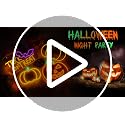 Halloween Pumpkin Neon Sign - 7.3x9in Dimmable Wall Decor with Battery & USB Power - Little Pumpkin Variation