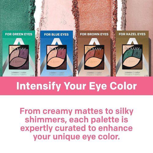 Almay Eyeshadow Palette - Long-Lasting Eye Makeup with Antioxidant Vitamin E | Hypoallergenic, 0.1 Oz