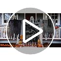 Large Hanging Halloween Skeleton Ghost Decorations Set – 3 Pack Outdoor Yard Decor