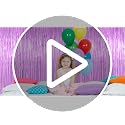 Light Purple Tinsel Backdrop 8ft 2 Pack - Metallic Party Decoration & Photo Booth