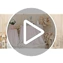 Iridescent 72-Inch Round Sequin Tablecloth - Sparkly Wedding & Party Overlay