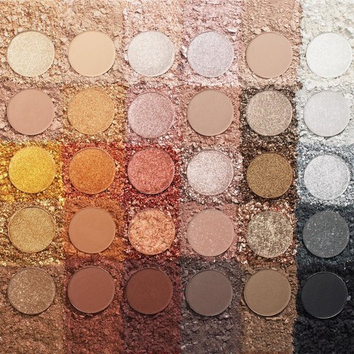 ColourPop Eyeshadow Palette - High-Pigment Eye Makeup with Matte & Glitter Finishes - Precious Metals (1.16 oz)
