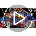 10FT Christmas Inflatable Archway Santa Claus & Snowman Outdoor Decor with LED Lights - Easy Setup