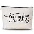 GREOXG Inspirational Makeup Bag, Little Bag Of Tricks Cosmetic Bag, Friendship Gifts for Girls Teens Women Birthday Christmas Graduation-A19
