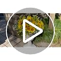 Yellow Fall Artificial Sunflowers Faux Flowers for Outdoor Decoration
