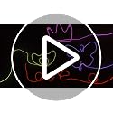 13ft Neon EL Wire Light Set - 15 Pack, 3 Modes, Battery Powered, Multi-Color