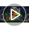 7FT Halloween Inflatable Zombie Delivery Man Outdoor Yard Decor with Lights
