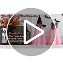 Pink Light Up Ghost Decorations - Halloween Indoor Decor with Remote Control