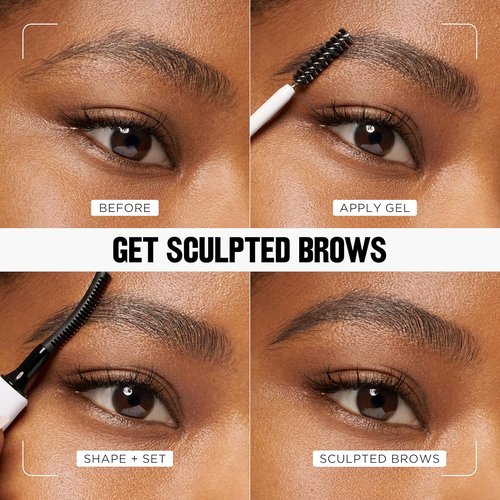Revlon PhotoReady Brow Gel - Tinted Eyebrow Lamination with Spoolie Brush | Conditions & Defines, 801 Clear, 0.23 fl oz