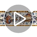 Blue 13x72 Inch Fall Table Runner - Polyester Home Decor for Dining & Parties