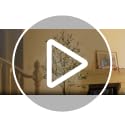 Lighted Olive Tree Artificial Indoor 6Ft with Fairy Lights - Realistic Decor