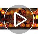 Orange Day of the Dead Decor Set with Lighted Marigold Garlands & Butterflies - 4 Pieces