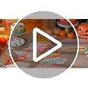 Halloween Directional Signs Decoration - Dark Red, 20 Pcs Halloween Circus Theme, Reusable, Party Decor Variation