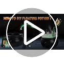 Halloween Floating Potion Decor Set with Cauldron and Mist Maker - Indoor Spooky Halloween Party Decoration