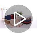 Homaxy 100% Cotton Waffle Weave Kitchen Dish Towels Set - Black, 13x28, 6 Pack