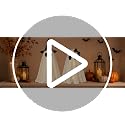 24 Inch Halloween Ghost Decorations - Light Up Ghosts with Witch Hats - DIY Spooky Yard Decor - 2 Pack
