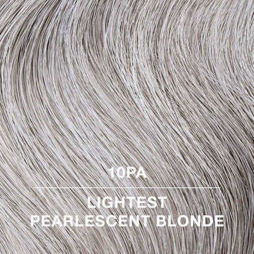 COLORCHARM Permanent Cream Hair Dye - Ash Blonde with Pearlescent & Smokey Cool Tones | 100% Gray Coverage | Vegan & Paraben-Free | 2 oz.