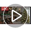 Black 6ft Artificial Tinsel Christmas Tree - Unlit Slim Holiday Tree with Full Branch Tips