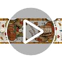 Pumpkins Turkey Thanksgiving Table Runner 13 x 108 Inch Fall Autumn Kitchen Decor - Beige