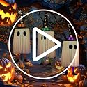 Halloween Hanging Spirit Lights Set of 3 with Cone Caps & Dynamic Effects
