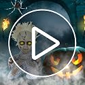 12 Inch Animated Medusa Bust Halloween Decoration with Lights and Sound - Snake Head Variation