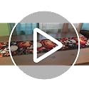 Halloween Gothic Skull & Pumpkin Table Runner 13x72 Inch - Fall Leaf & Horror Decor - Variation: Skull Pumpkin