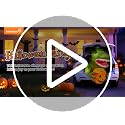 Green Trunk or Treat Car Decorations Kit with 4 LEDs - Halloween Inflatable for Vehicle