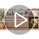 Sunflower Dishwasher Magnet Cover - Aesthetic Glass Kitchen Decor, One Size