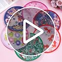 Foldable Floral Hand Fans Set - Japanese Style Portable Cooling Fans for Summer Festivals & Weddings (8 Inch, 6 Pack)