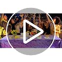 Kpop Purple Iridescent Plastic Tablecloth 54x108 Inch - 3 Pack - Disposabie Party Cover (Kpop Light Purple)