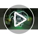 Green Harlequin Circus Neon Sign Wall Decor - 11.8x10.2 Inches with Dimmable LED USB Light