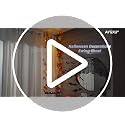 Medium Plus Ghost Halloween Decorations with Swing & Lights - 5.3ft Outdoor & Indoor Ghost Decor