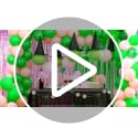 31 Pcs Witch Birthday Decorations Set - Pink & Green Party Supplies