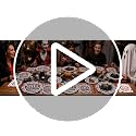 Horror Halloween Disposable Tableware Set - 96 Pieces for Spooky Parties