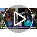 8FT Halloween Inflatable Witch Scene with Cauldron and Lights - Variation of This Listing